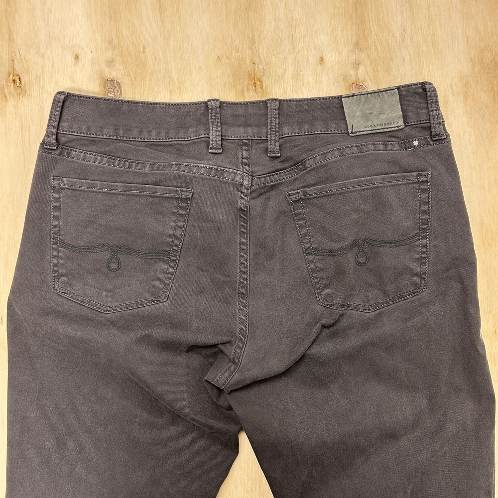 Lucky Brand Lolita Boot Jeans Womens 8 Charcoal Wash Gray Bootcut Mid Rise Denim - Picture 3 of 10